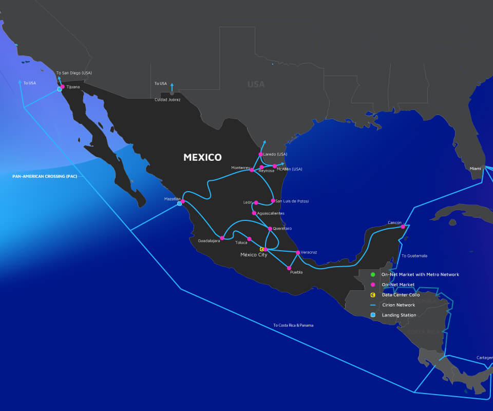 Mapa de México Cirion