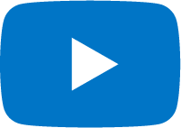 logo de YouTube en color azul